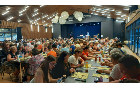 Photo du loto de l'ABM le jeudi 21 août salle des paradis à Sainte Marie de Ré